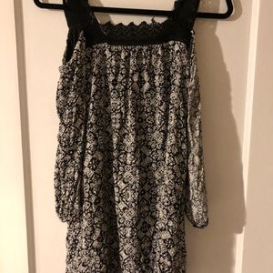 Cold shoulder dress
